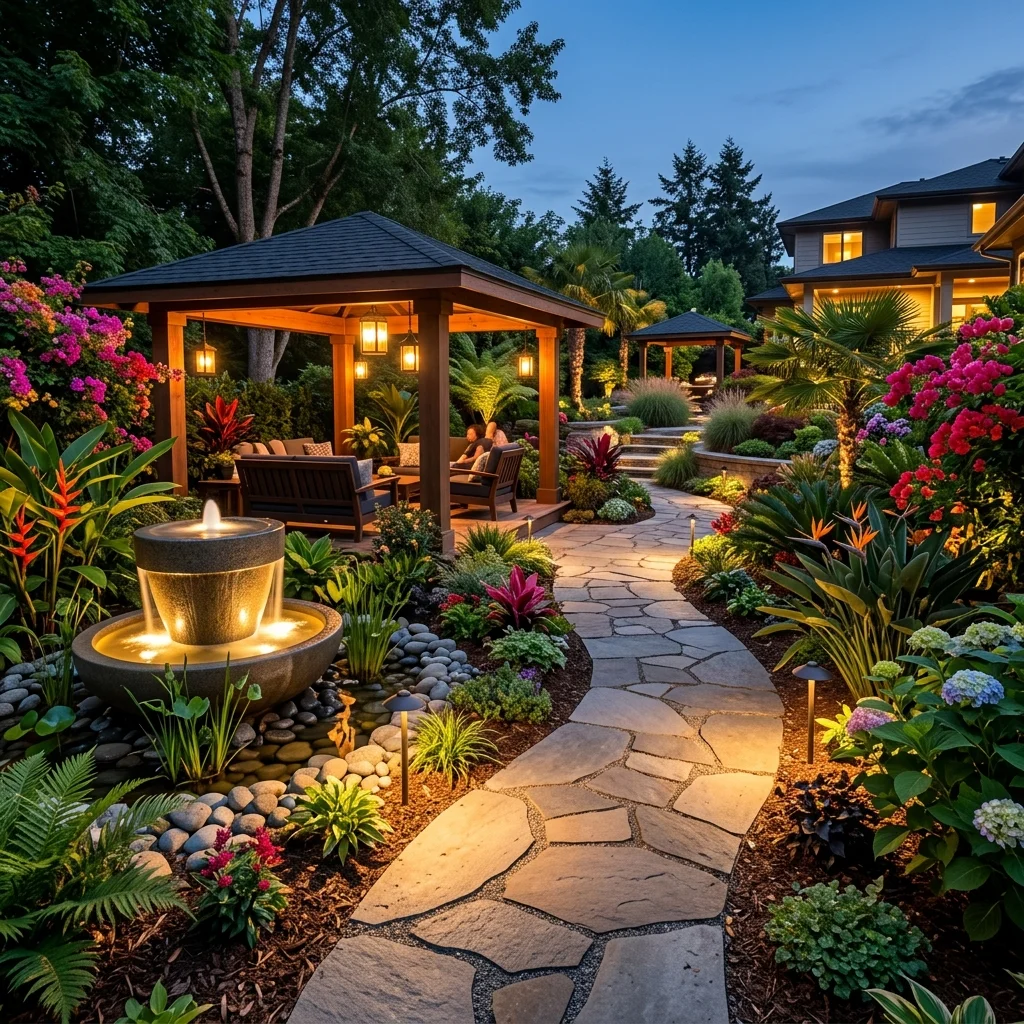 Landscaped Gardens & Trails